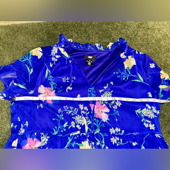 Excellent condition, blue floral dress. - Picture 5 of 7